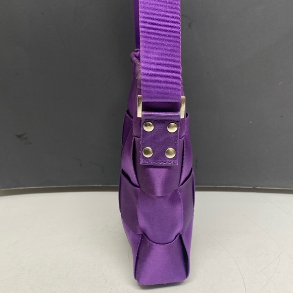 COMELY Seatbelt Crossbody Bag Zippered Purple Purse - Picture 9 of 17